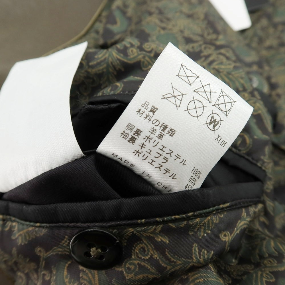 【中古】【未使用】ジョセフアブード JOSEPH ABBOUD シープレザー 2B カジュアルジャケット カーキブラウン【 M 】【 状態ランクS 】【 メンズ 】