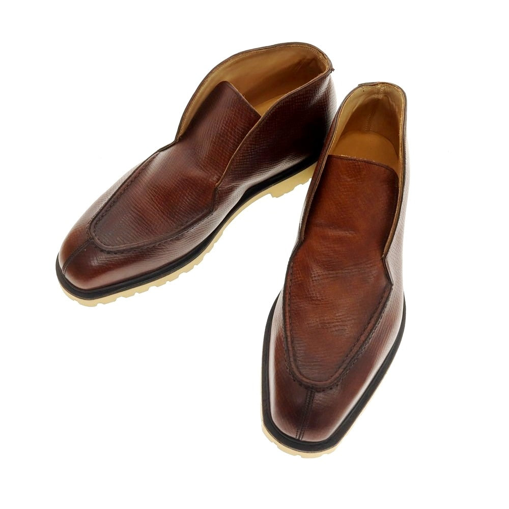 【中古】ラ テッラ LA TERRA スリッポンブーツ ブラウン【 39 】【 状態ランクA 】【 メンズ 】