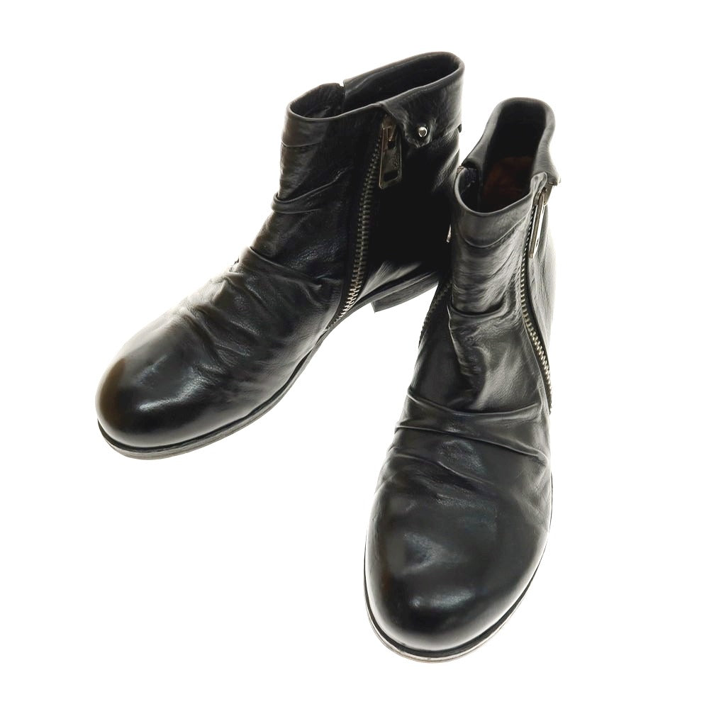 【中古】エアーステップ98 A.S.98 サイドジップ ブーツ ブラック【 40 】【 状態ランクA 】【 メンズ 】