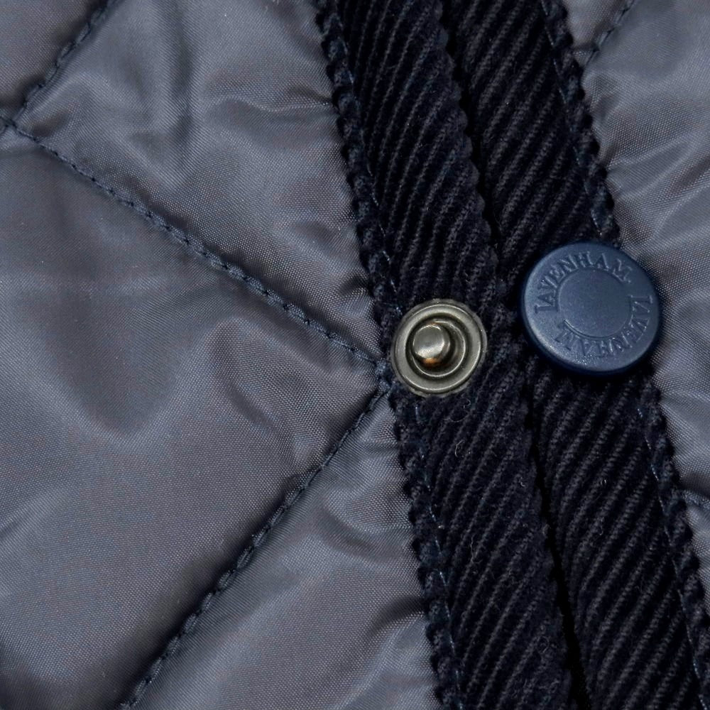 【中古】ラベンハム LAVENHAM ポリエステル 中綿入り キルティングコート ネイビー【 36 】【 状態ランクB 】【 メンズ 】