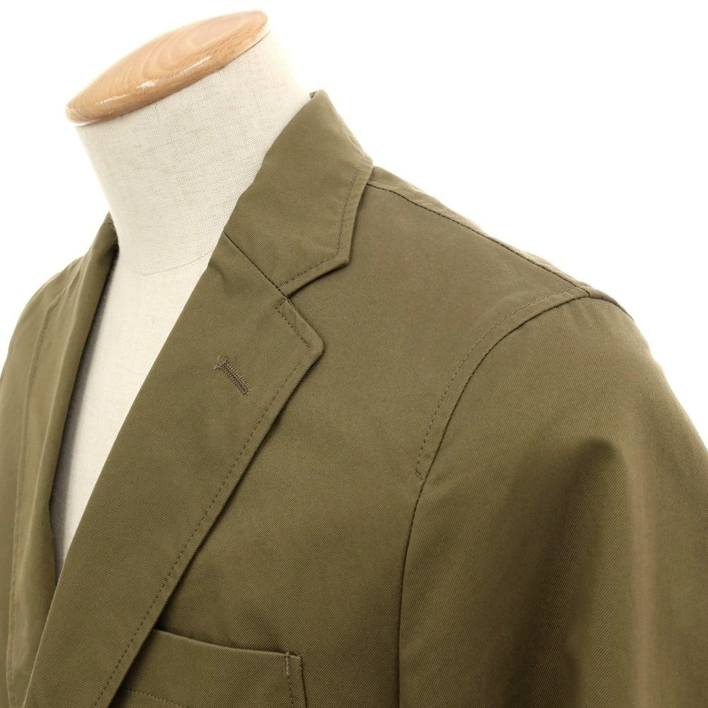 【中古】ビームスプラス BEAMS PLUS コットン 3B カジュアルジャケット オリーブグリーン【サイズS】【 状態ランクC 】【 メンズ 】