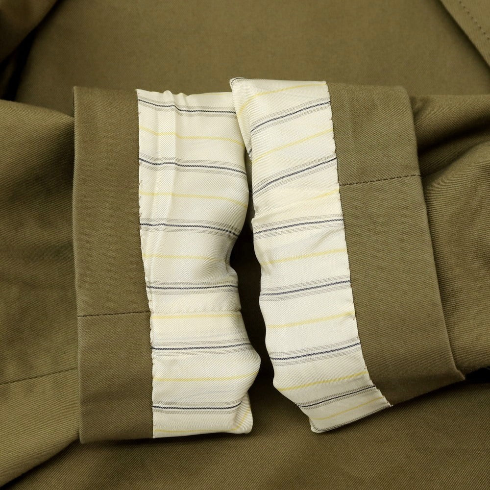 【中古】ビームスプラス BEAMS PLUS コットン 3B カジュアルジャケット オリーブグリーン【サイズS】【 状態ランクC 】【 メンズ 】