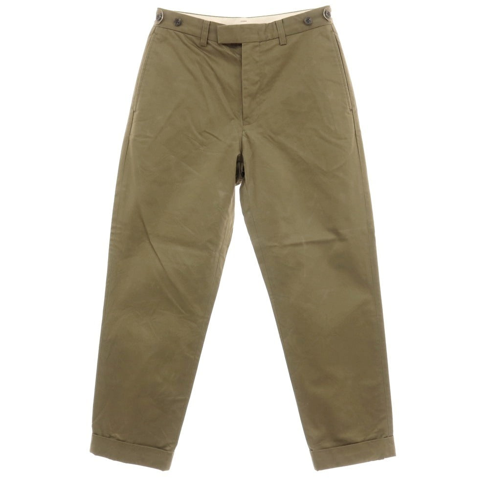 【中古】ビームスプラス BEAMS PLUS コットン カジュアルスラックスパンツ カーキ【サイズS】【 状態ランクC 】【 メンズ 】