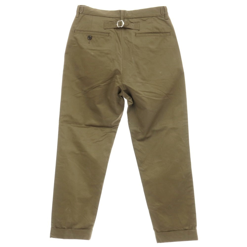 【中古】ビームスプラス BEAMS PLUS コットン カジュアルスラックスパンツ カーキ【サイズS】【 状態ランクC 】【 メンズ 】