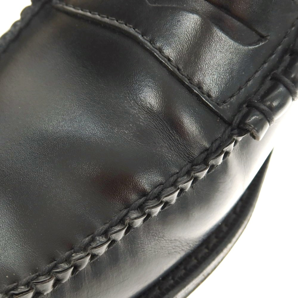 【中古】ジーエイチバス G.H.BASS&CO. WEEJUNS ペニーローファー ブラック【 UK6 1/2 】【 状態ランクC 】【 メンズ 】