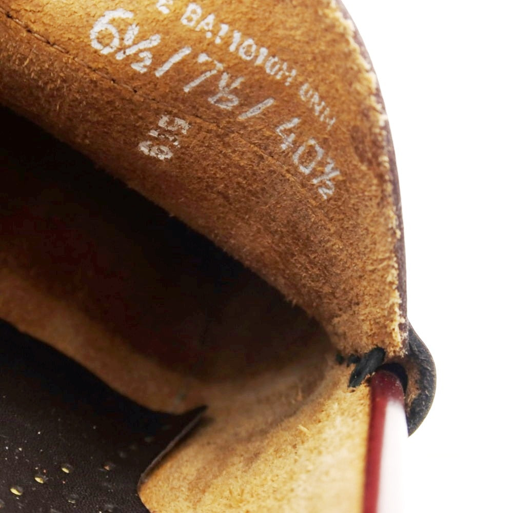 【中古】ジーエイチバス G.H.BASS&CO. WEEJUNS コインローファー バーガンディ【 UK6.5 】【 状態ランクC 】【 メンズ 】