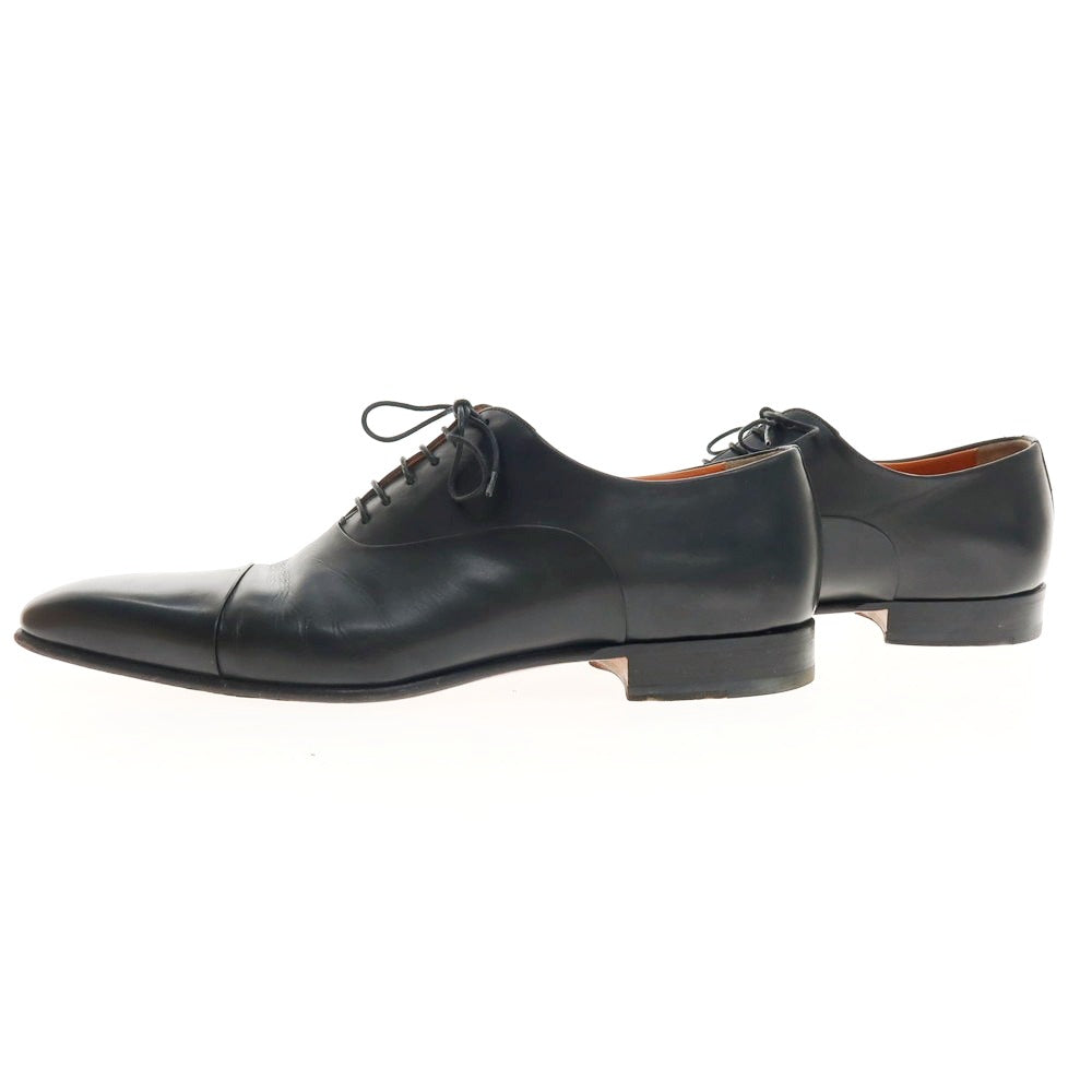 【中古】サントーニ Santoni ストレートチップ ドレスシューズ ブラック【 8 】【 状態ランクB 】【 メンズ 】