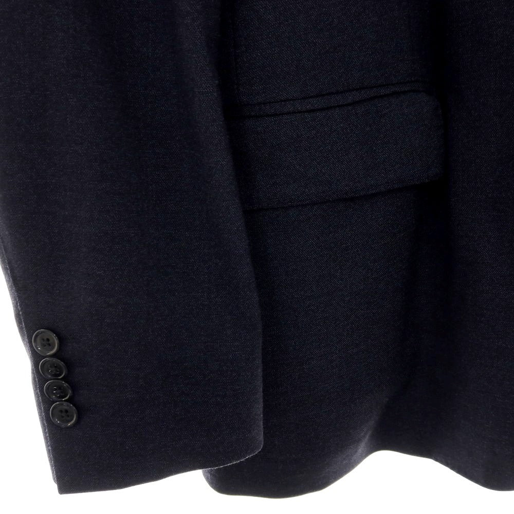 【中古】ラルディーニ LARDINI easy wear ストレッチナイロンウール 3つボタンスーツ セットアップ ネイビー【サイズ52 7REG】【 状態ランクC 】【 メンズ 】