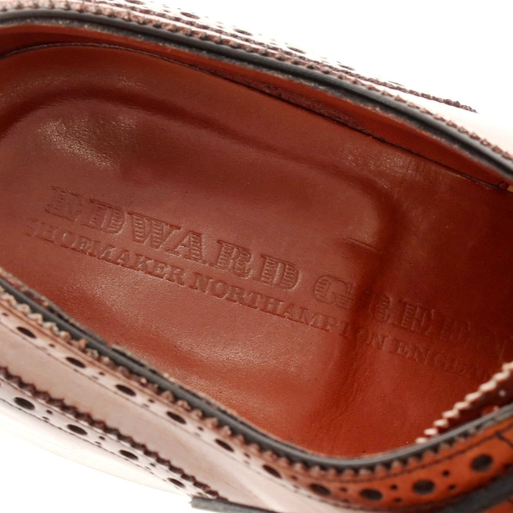 【中古】エドワードグリーン EDWARD GREEN CADOGAN カドガン セミブローグ ドレスシューズ ブラウン系【 7 E 】【 状態ランクB 】【 メンズ 】