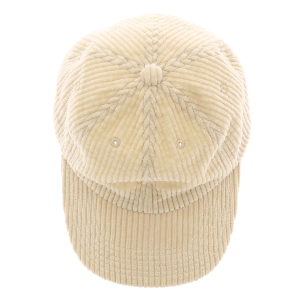 【中古】キジマタカユキ KIJIMA TAKAYUKI コットン 太畝コーデュロイ キャップ ライトベージュ【 Free 】【 状態ランクB 】【 メンズ 】