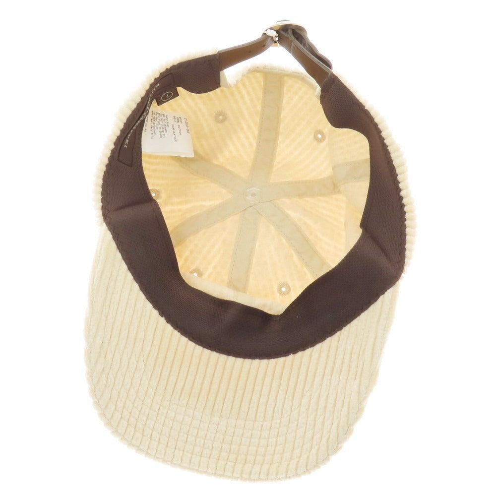 【中古】キジマタカユキ KIJIMA TAKAYUKI コットン 太畝コーデュロイ キャップ ライトベージュ【 Free 】【 状態ランクB 】【 メンズ 】