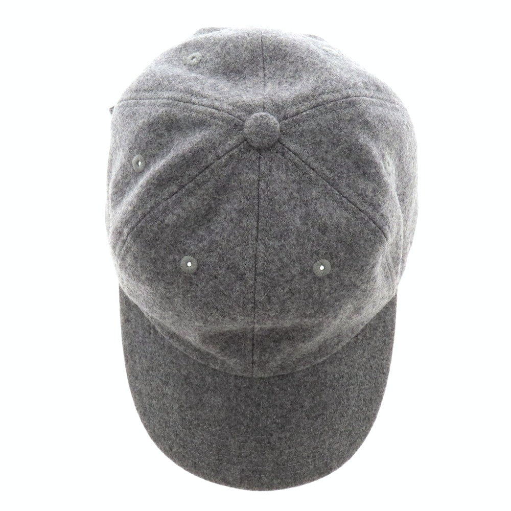 【中古】キジマタカユキ KIJIMA TAKAYUKI ウールナイロン キャップ グレー【 Free 】【 状態ランクA 】【 メンズ 】