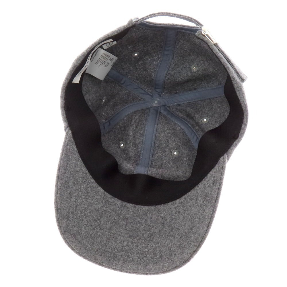 【中古】キジマタカユキ KIJIMA TAKAYUKI ウールナイロン キャップ グレー【 Free 】【 状態ランクA 】【 メンズ 】