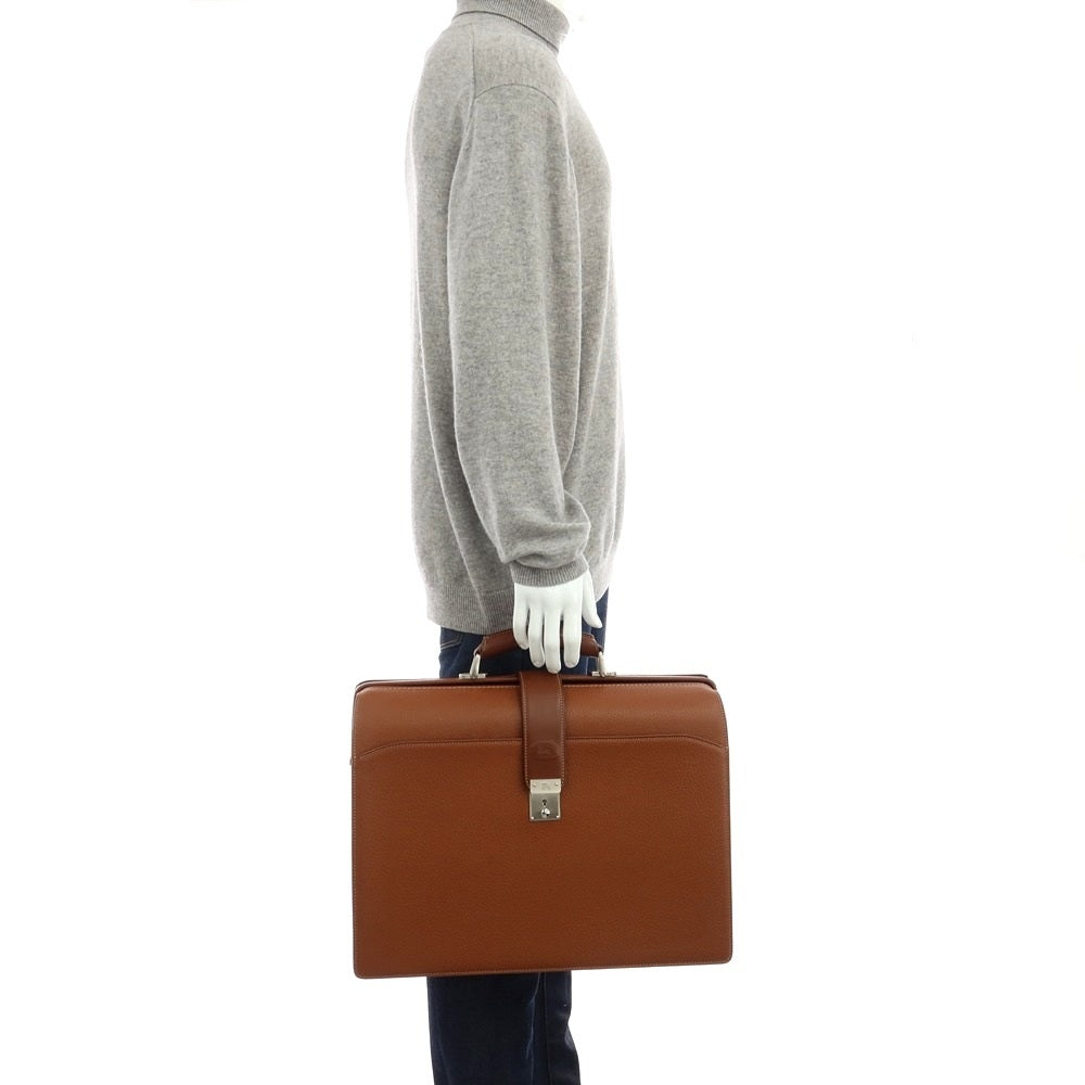 【中古】バーバリー BURBERRY レザー ダレスバッグ ライトブラウン【 状態ランクB 】【 メンズ 】