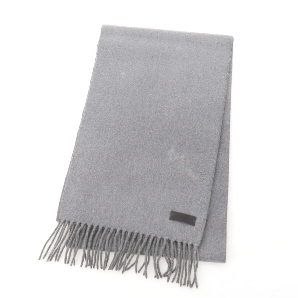 【中古】コロンボ COLOMBO カシミヤ マフラー グレー【 状態ランクC 】【 メンズ 】