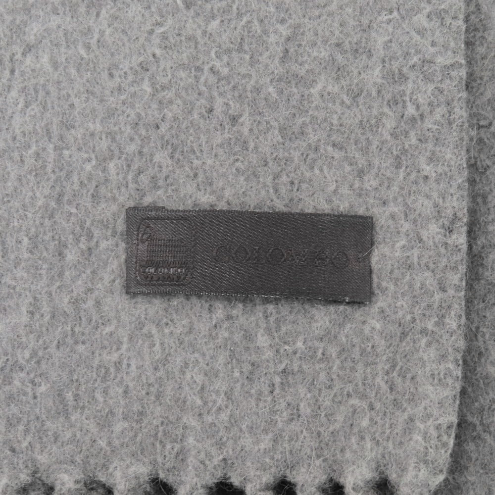【中古】コロンボ COLOMBO カシミヤ マフラー グレー【 状態ランクC 】【 メンズ 】