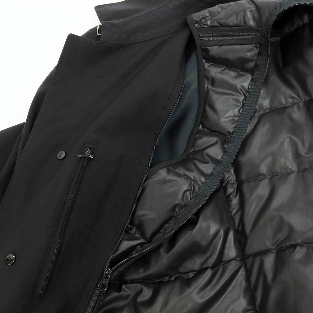 【中古】ダーバン D’URBAN ナイロン キルティングライナー ステンカラーコート ブラック【 M 】【 状態ランクC 】【 メンズ 】