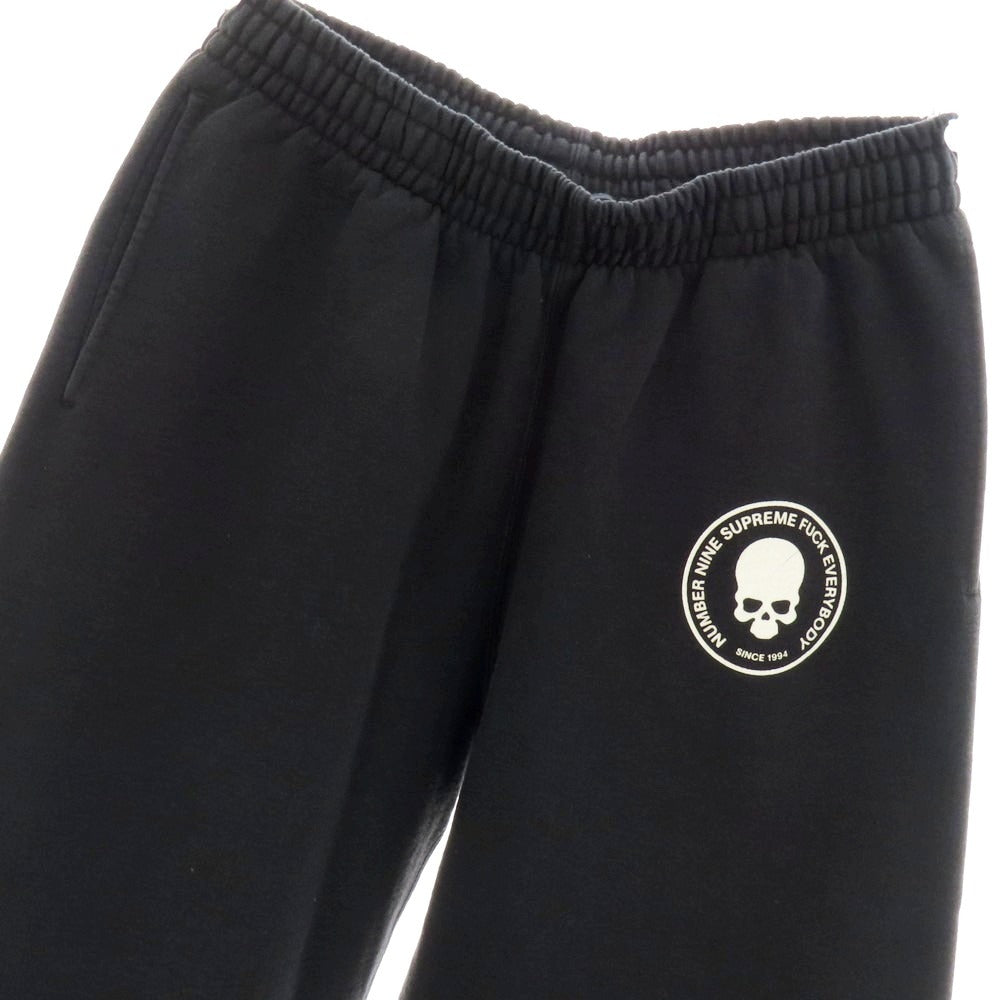 【中古】シュプリーム Supreme x Number (N)ine 2025年秋冬 Drawstring Sweatpant スウェットパンツ ブラック【 M 】【 状態ランクB 】【 メンズ 】
