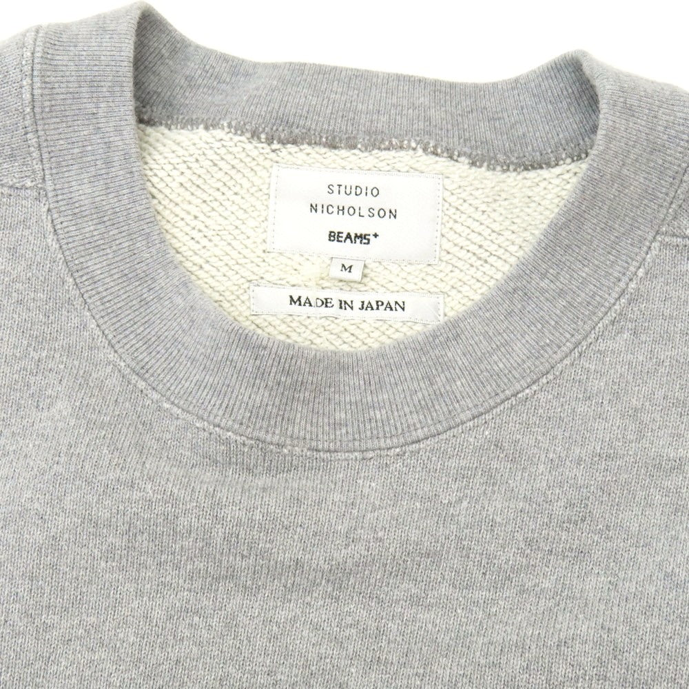 【中古】スタジオニコルソン STUDIO NICHOLSON BEAMS PLUS別注 2025年秋冬 コットン スウェット グレー【 M 】【 状態ランクB 】【 メンズ 】