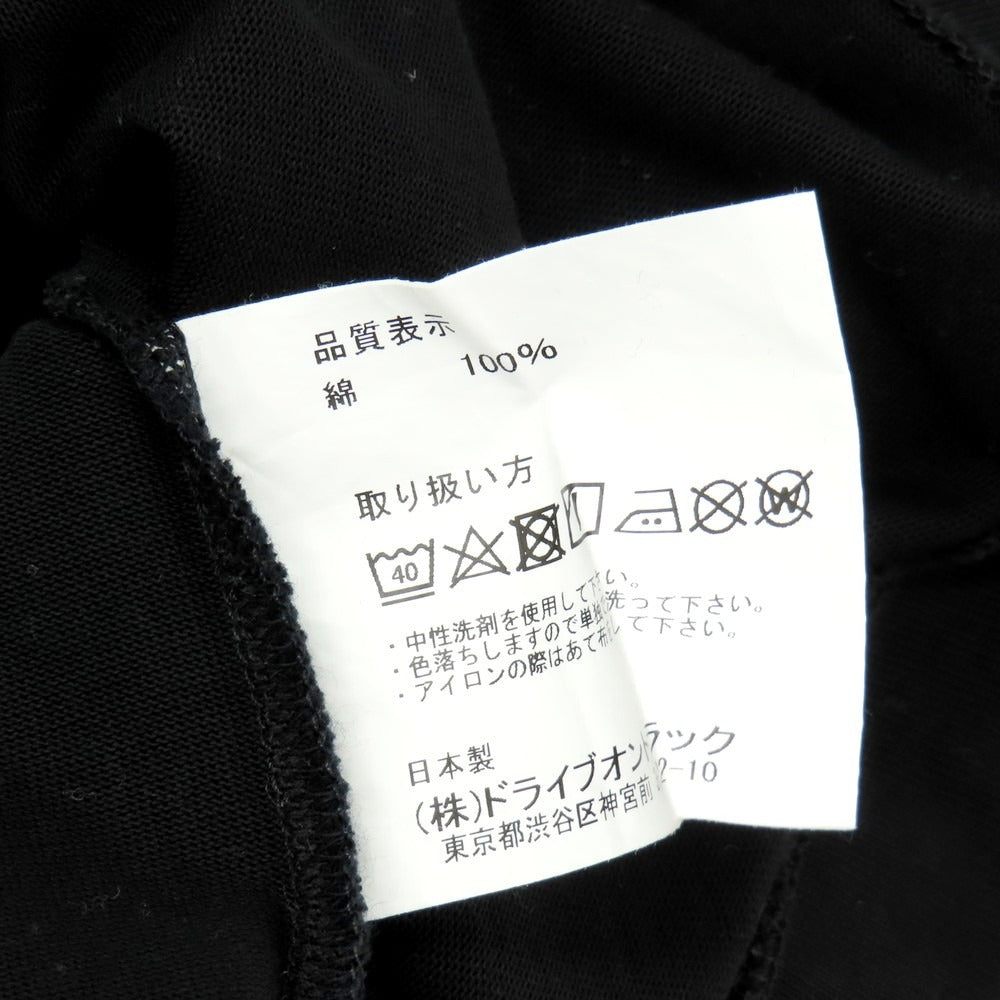 【中古】アボンタージ A VONTADE BEAMS F別注 コットン クルーネック ポケット 半袖Tシャツ ブラック【 L 】【 状態ランクB 】【 メンズ 】