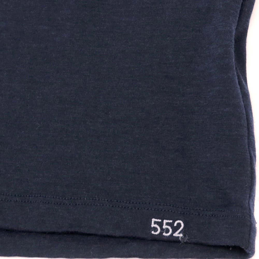 【中古】エスエスズィー SSZ WOOLLABO別注 ウールポリエステル クルーネック 長袖Tシャツ ネイビー【 M 】【 状態ランクB 】【 メンズ 】