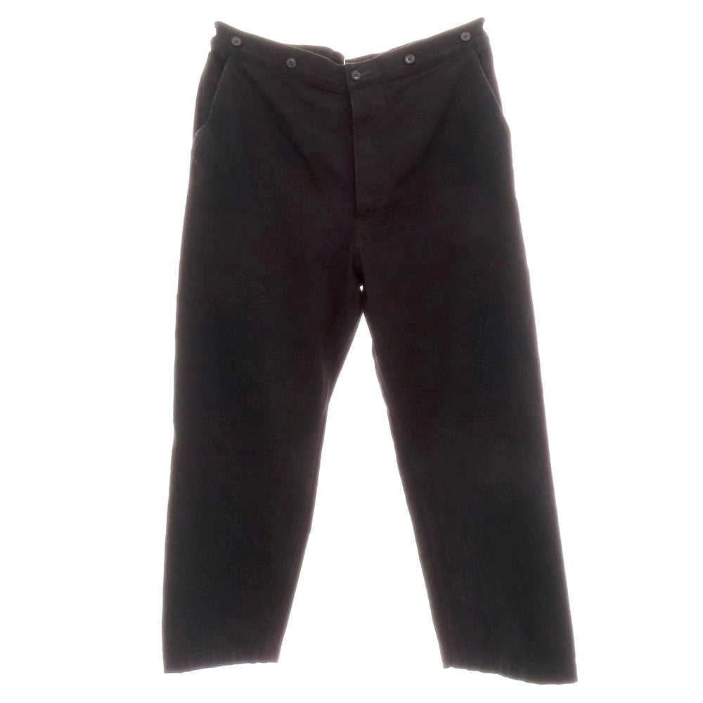 【中古】コモリ COMOLI 2025年秋冬 ワイド デニムパンツ ジーンズ ブラック【 3 】【 状態ランクB 】【 メンズ 】