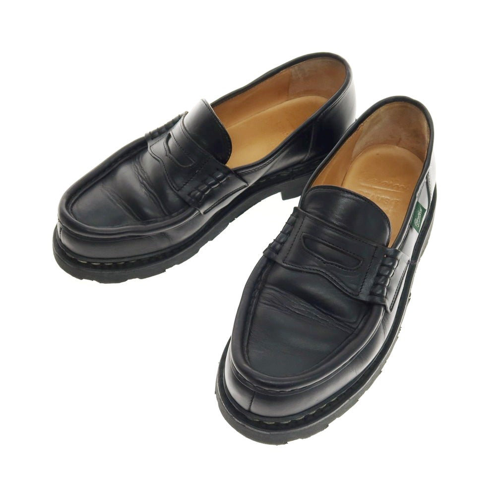 【中古】パラブーツ Paraboot BEAMS F別注 REIMS ローファー ブラック【 7 】【 状態ランクB 】【 メンズ 】