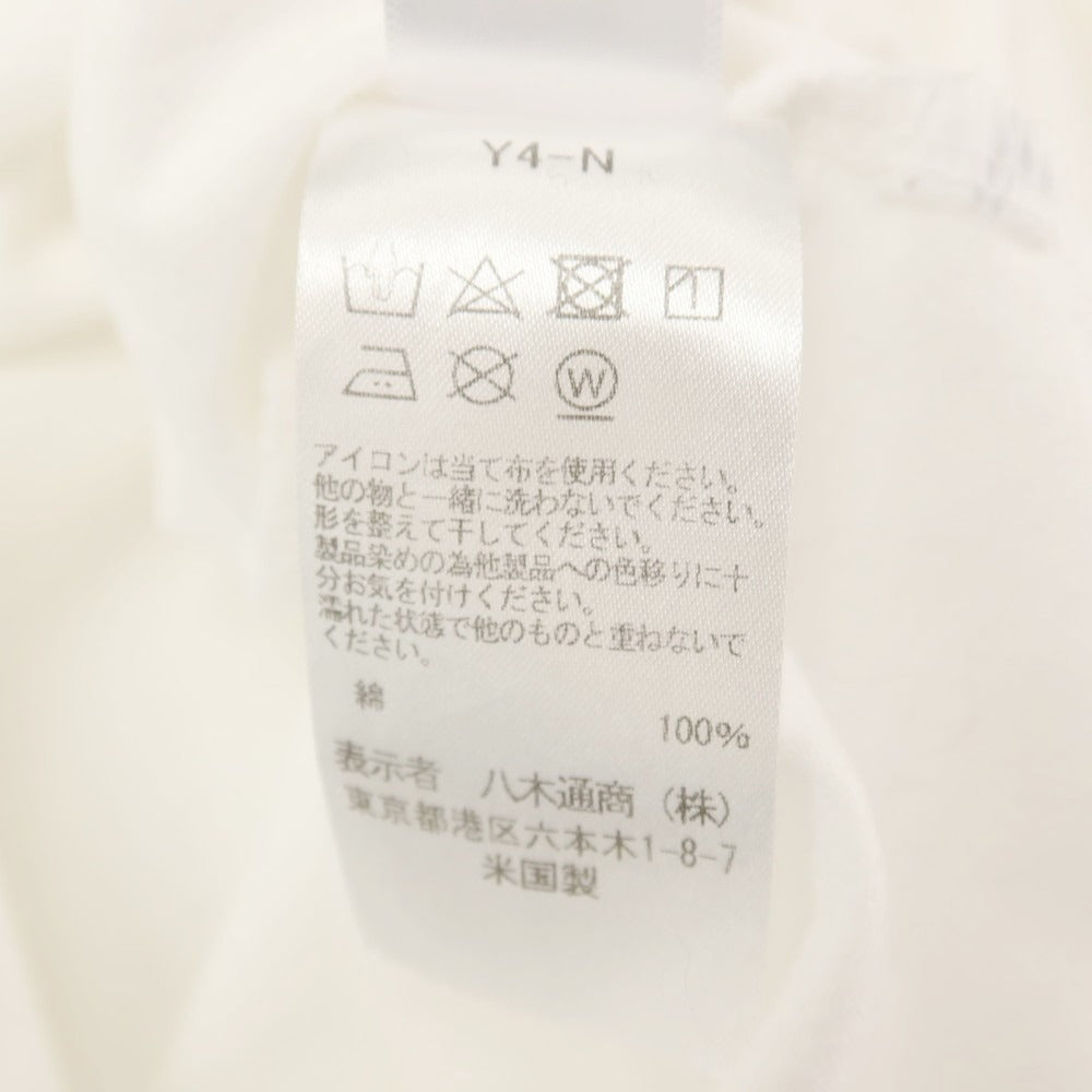 【中古】スリードッツ three dots コットン クルーネック ポケット 半袖Tシャツ ホワイト【サイズXL】【 状態ランクB 】【 メンズ 】