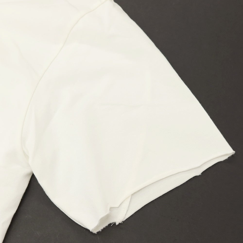 【中古】ダブルジェイケイ wjk ナイロンコットン クールタッチ ジップポケット 半袖Tシャツ ホワイト【サイズL】【 状態ランクB 】【 メンズ 】