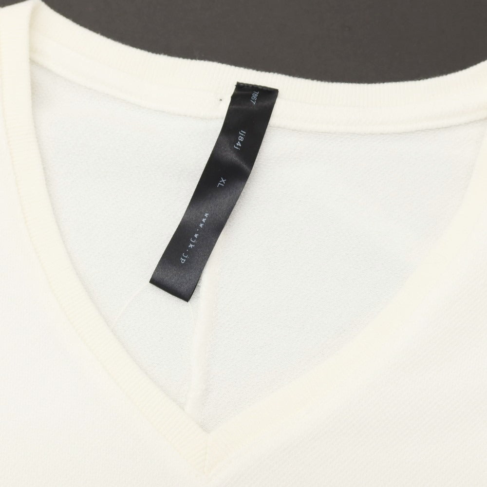 【中古】ダブルジェイケイ wjk コットン Vネック 半袖Tシャツ ホワイト【サイズXL】【 状態ランクA 】【 メンズ 】