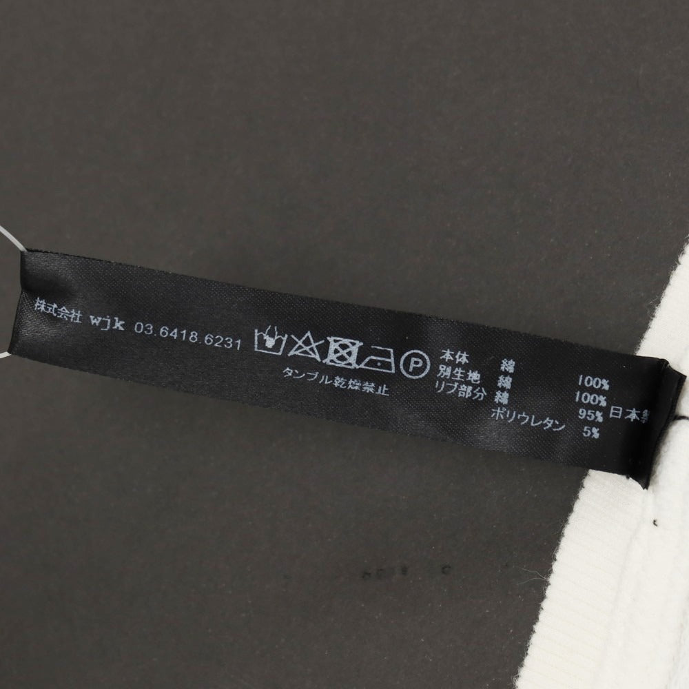 【中古】ダブルジェイケイ wjk コットン Vネック 半袖Tシャツ ホワイト【サイズXL】【 状態ランクA 】【 メンズ 】