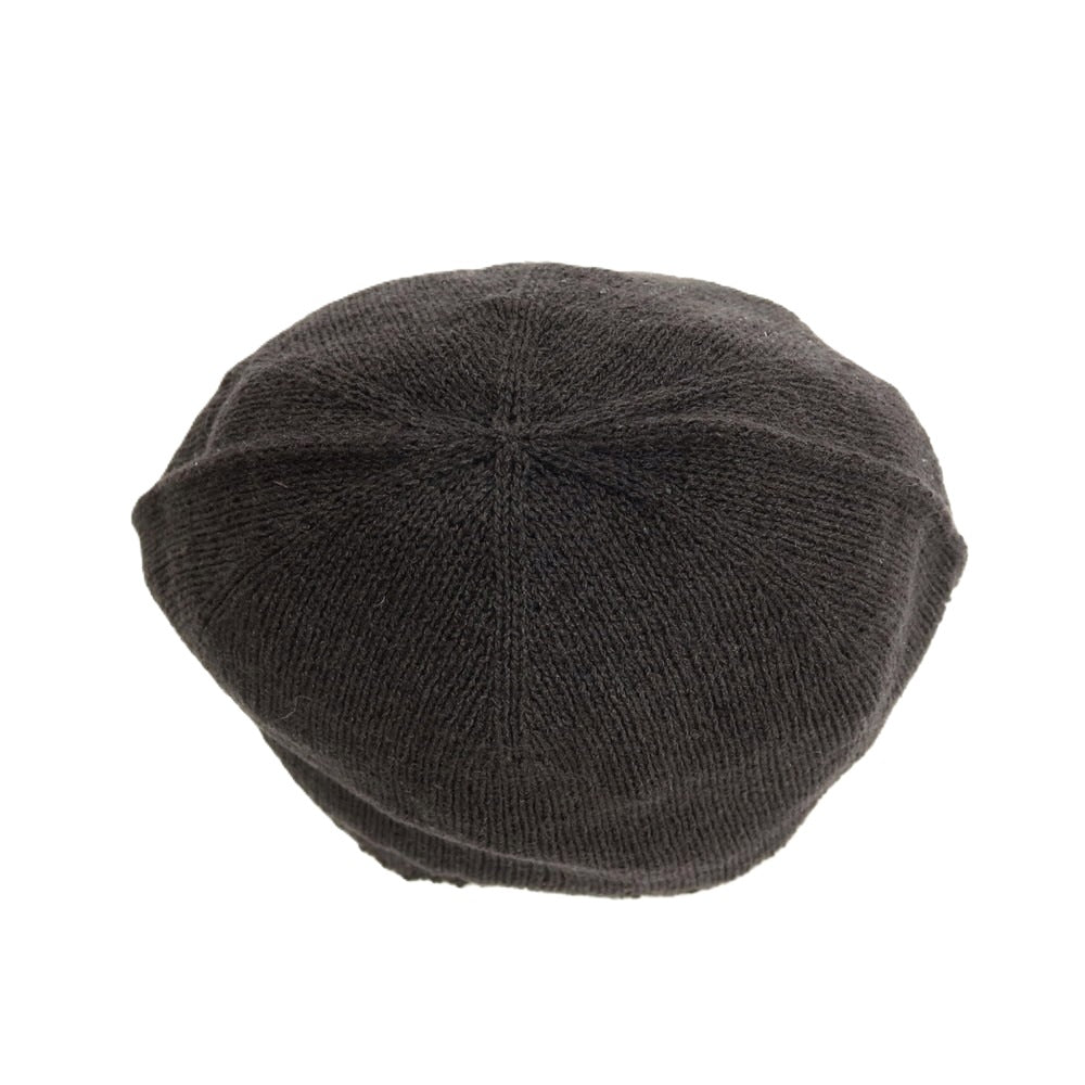 【中古】【未使用】ダブルジェイケイ wjk リネンコットン ビーニー ニットキャップ 帽子 チャコールグレー【サイズF】【 状態ランクS 】【 メンズ 】