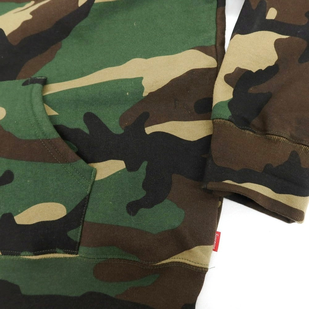 【中古】シュプリーム Supreme 2025年秋冬 S Logo Zip Up Hooded Sweatshirt パーカー オリーブxブラウン【 L 】【 状態ランクB 】【 メンズ 】