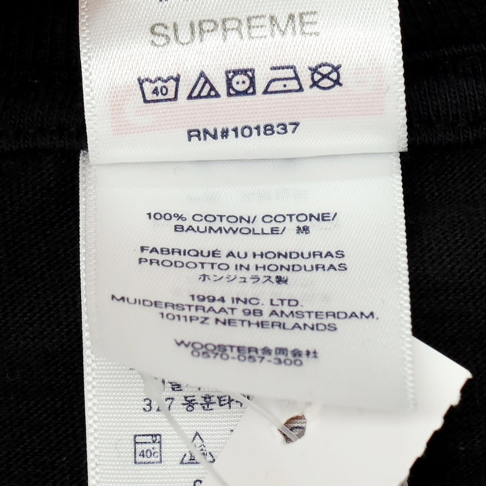 【中古】シュプリーム Supreme 2025年秋冬 Playboi Carti Tee コットン クルーネック 半袖Tシャツ ブラック【サイズM】【 状態ランクA 】【 メンズ 】