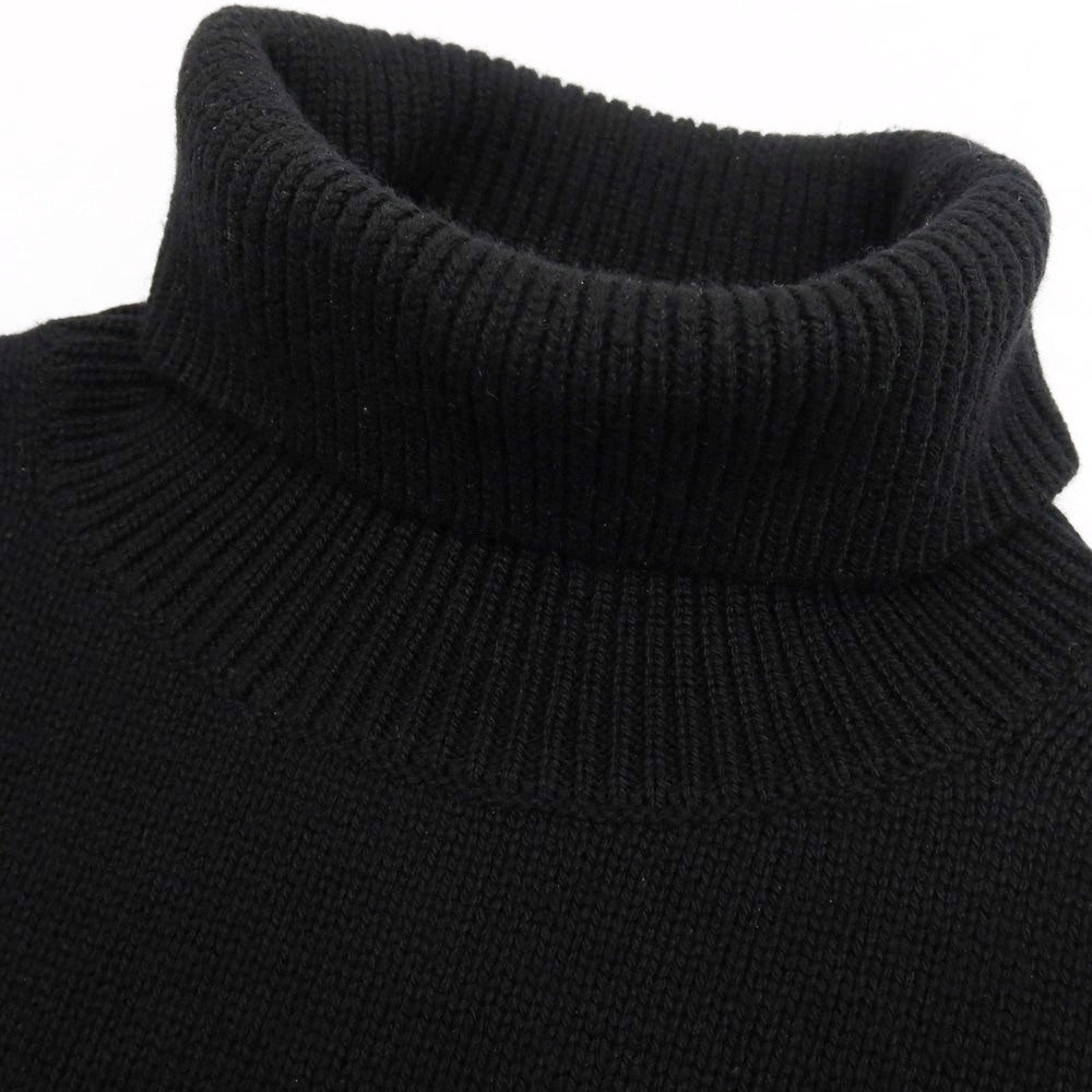 【中古】ユーゲン HEUGN ミドルゲージ カシミヤウール タートルネック プルオーバーニット ブラック【 3 】【 状態ランクB 】【 メンズ 】