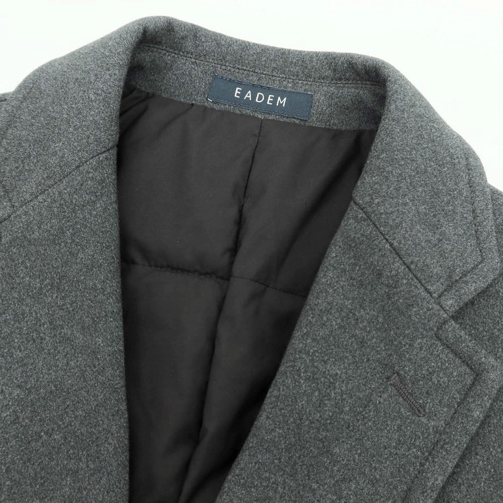 【中古】エアディム EADEM ポリエステル 中綿 チェスターフィールドコート グレー【 46 】【 状態ランクB 】【 メンズ 】