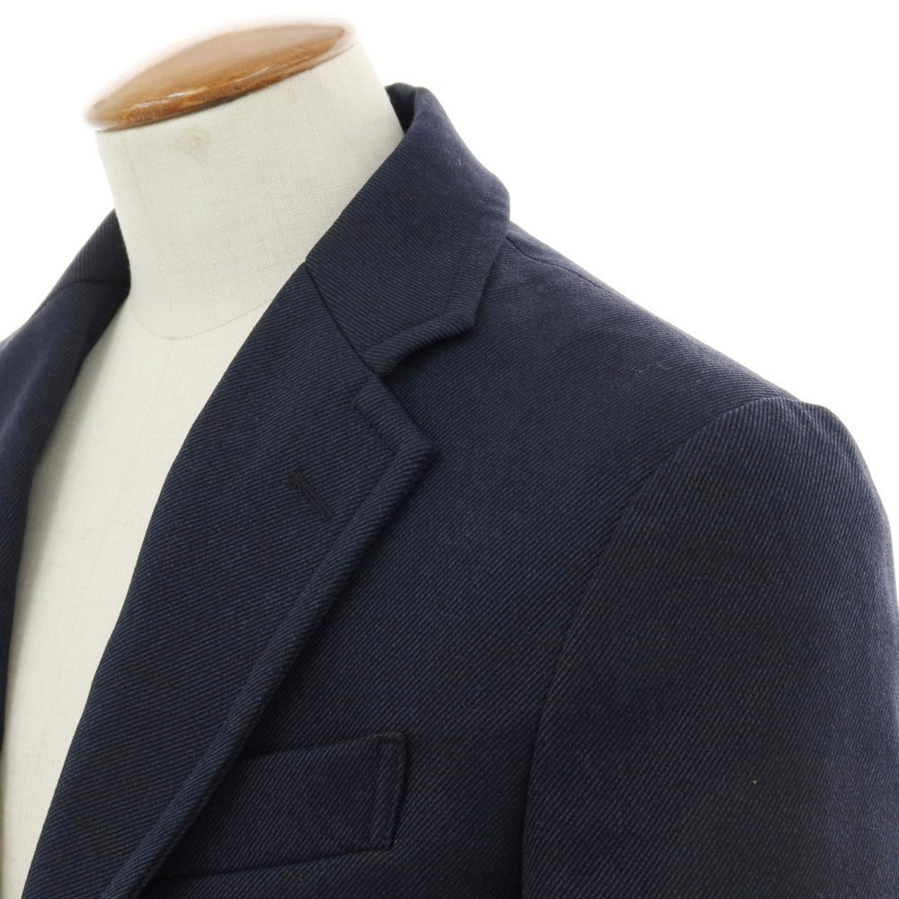 【中古】【未使用】エアディム EADEM ポリエステル 中綿 チェスターフィールドコート ネイビー【 46 】【 状態ランクS 】【 メンズ 】