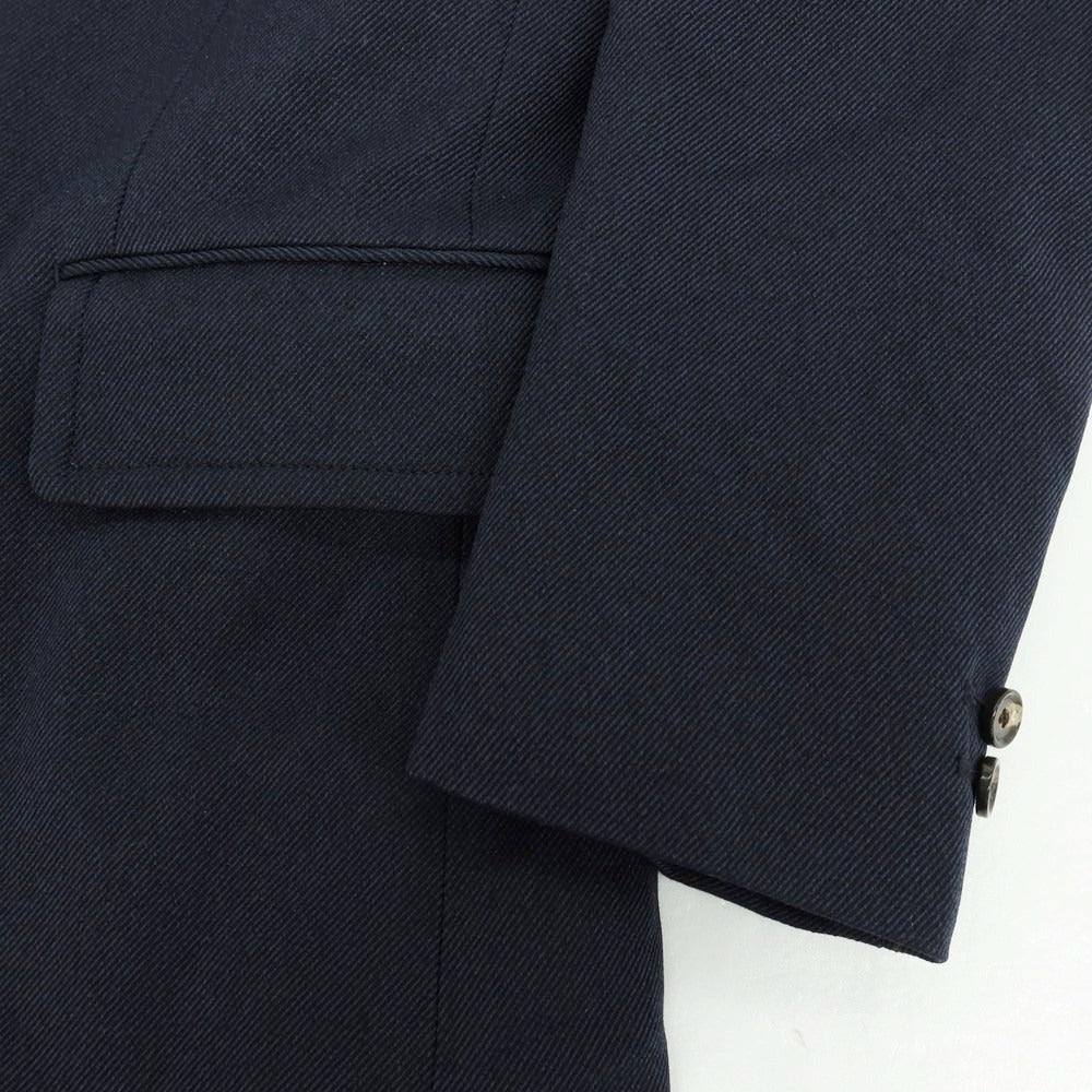 【中古】【未使用】エアディム EADEM ポリエステル 中綿 チェスターフィールドコート ネイビー【 46 】【 状態ランクS 】【 メンズ 】