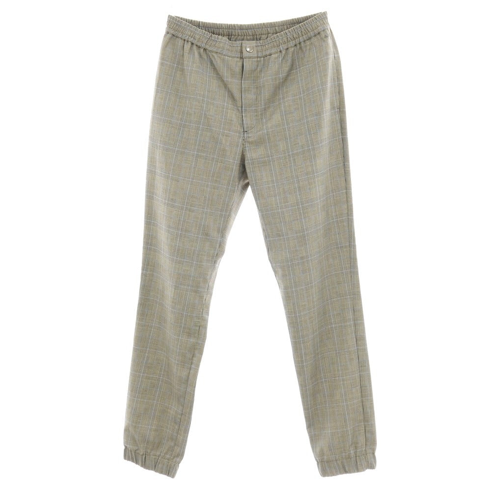 【中古】サン シックスティ エイト SUN68 ウールポリエステル チェック イージーパンツ アイボリーxブラック×ブルー【サイズM】【 状態ランクA 】【 メンズ 】