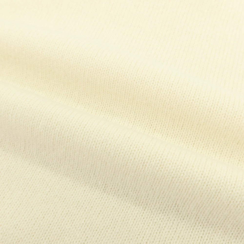 【中古】フィリッポ デ ローレンティス FILIPPO DE LAURENTIIS ウールカシミヤ ニット パーカー アイボリー【 46 】【 状態ランクB 】【 メンズ 】