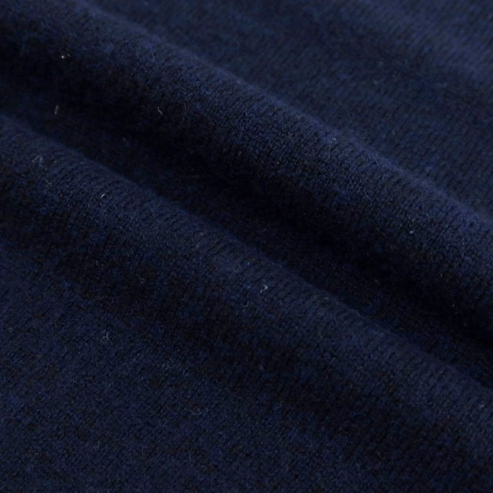 【中古】ユニバーサルランゲージ UNIVERSAL LANGUAGE ウールカシミヤ クルーネック プルオーバーニット ネイビー【 S 】【 状態ランクB 】【 メンズ 】