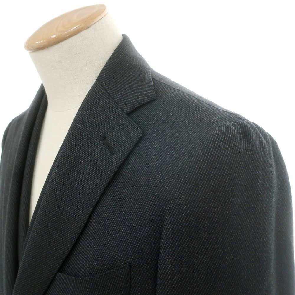 【中古】タリアトーレ TAGLIATORE Brilla per il gusto別注 MIURA スリーピース ウール 2つボタンスーツ ダークグレー【 44 】【 状態ランクB 】【 メンズ 】