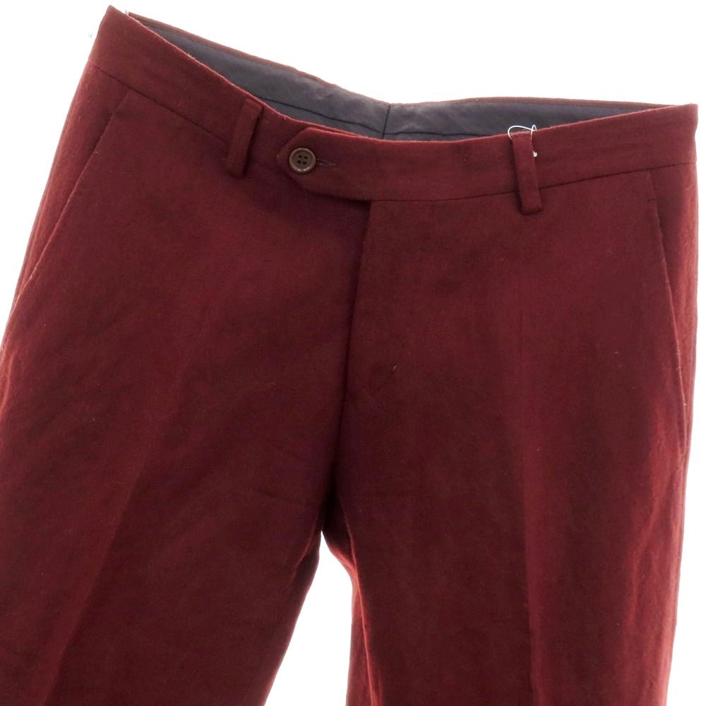 【中古】オート HAUTE ウールメタル カジュアルスラックスパンツ ボルドー【 44 】【 状態ランクB 】【 メンズ 】