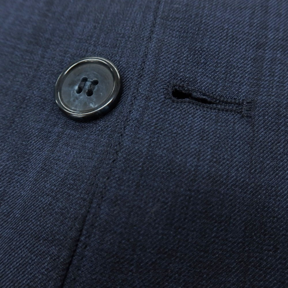 【新品】ガウディ GAUDI 26SS ポリエステル セットアップ スーツ ネイビー【 48 】【 状態ランクN 】【 メンズ 】