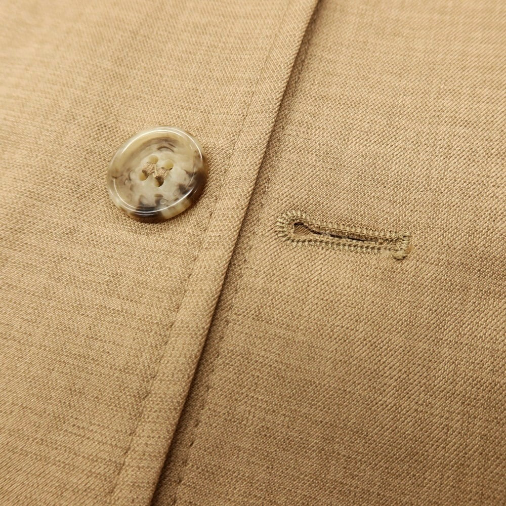 【新品アウトレット】ガウディ GAUDI 26SS ストレッチポリエステル セットアップ スーツ ベージュ【 48 】【 状態ランクN- 】【 メンズ 】