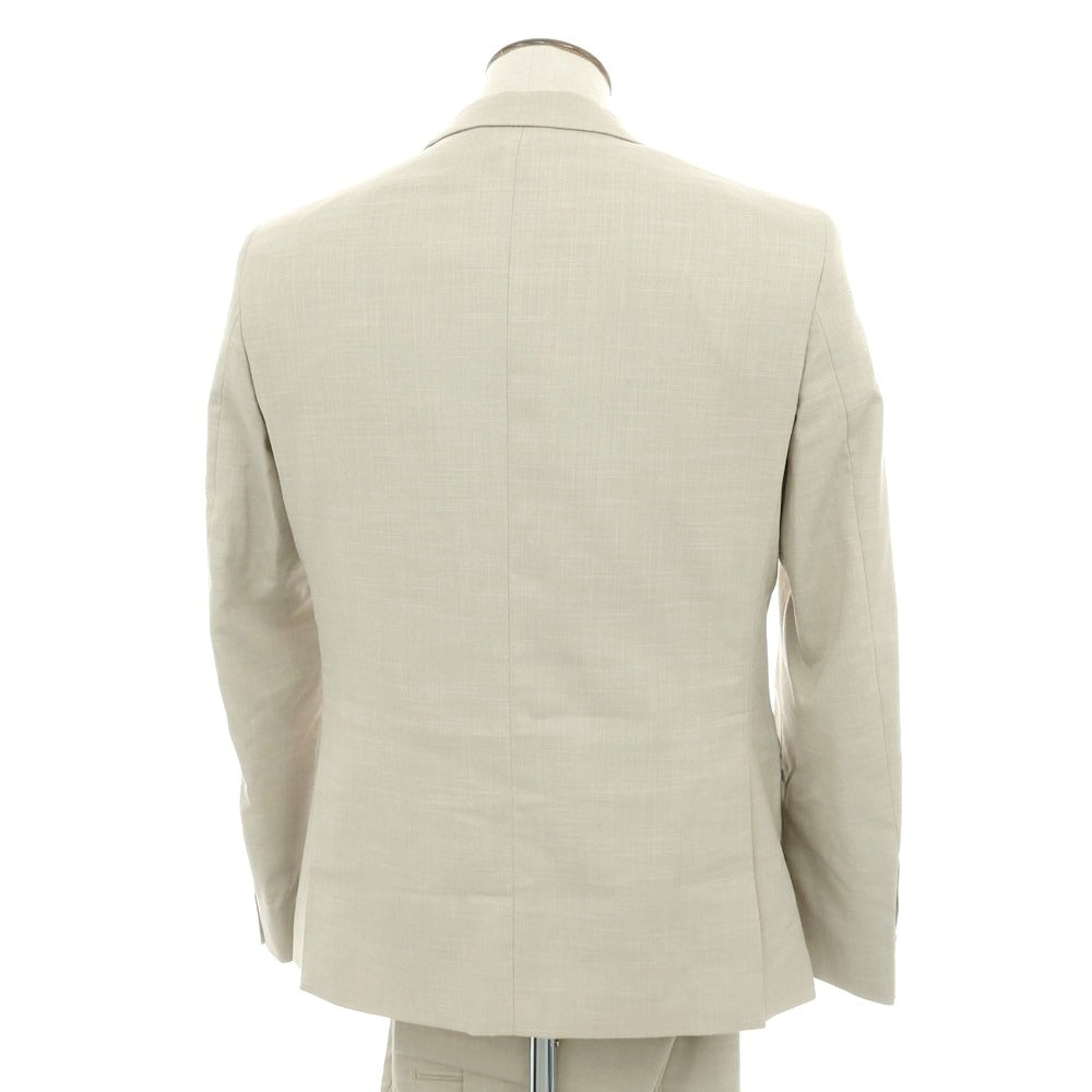 【新品アウトレット】ガウディ GAUDI 26SS ストレッチポリエステル 2つボタンスーツ サンドベージュ【 50(紙タグ表記) 】【 状態ランクN- 】【 メンズ 】