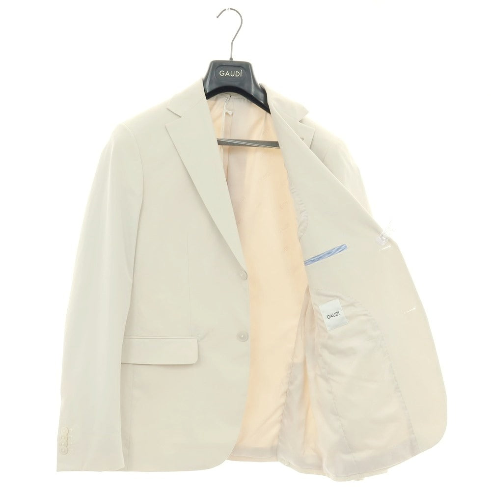 【新品アウトレット】ガウディ GAUDI 26SS ストレッチナイロン 2つボタンスーツ オフホワイト【 50 】【 状態ランクN- 】【 メンズ 】