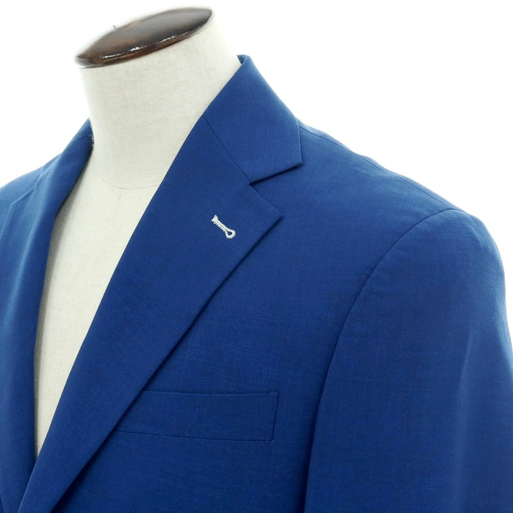 【新品】ガウディ GAUDI 26SS ストレッチポリエステル 2つボタンスーツ ダークブルー【 50 】【 状態ランクN 】【 メンズ 】