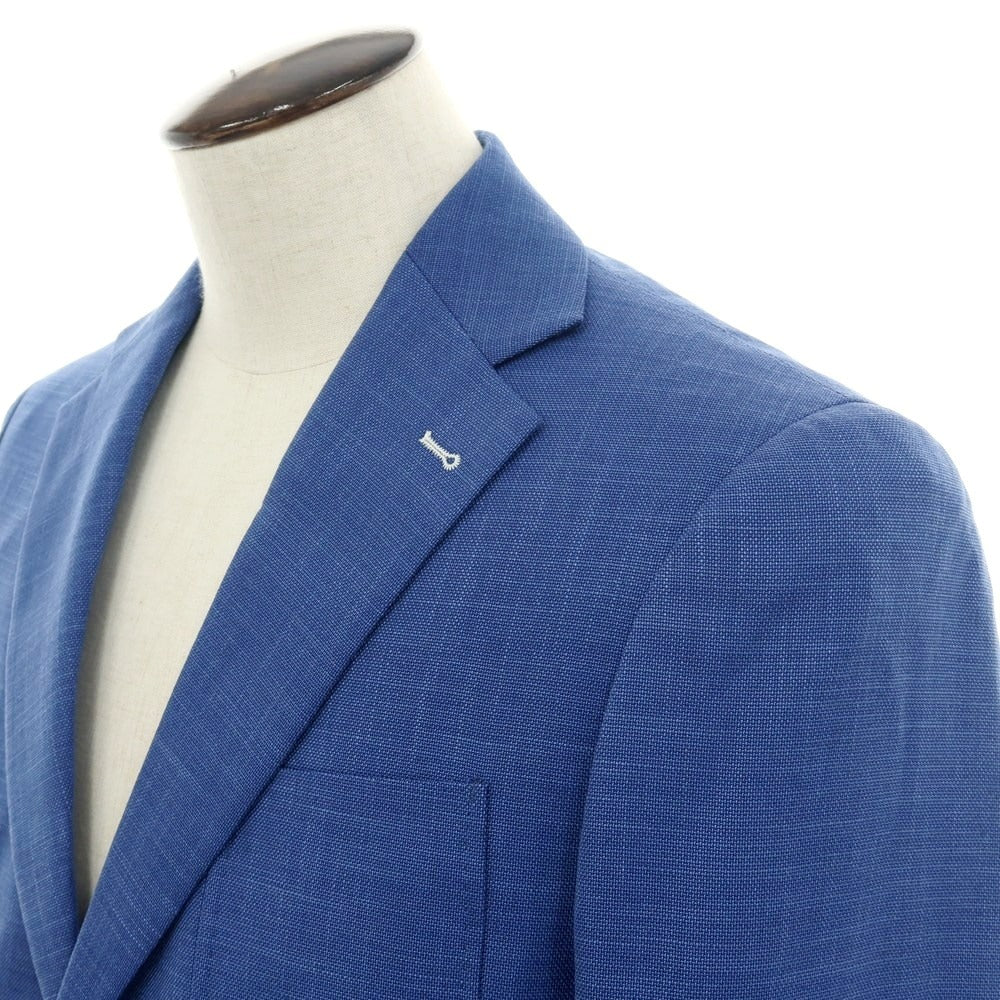 【新品】ガウディ GAUDI 26SS ストレッチポリエステル 2つボタンスーツ ダークブルー【 50 】【 状態ランクN 】【 メンズ 】