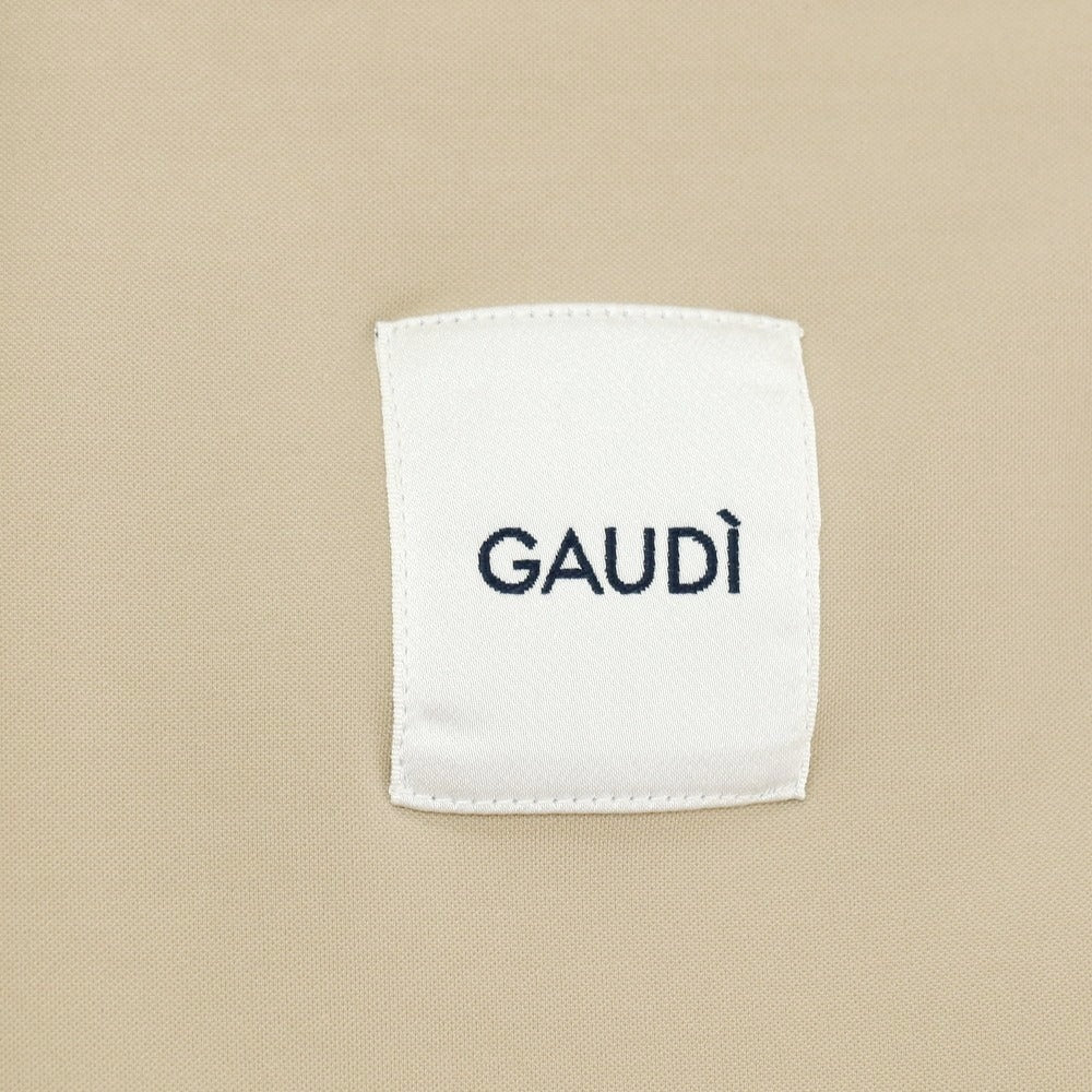 【新品】ガウディ GAUDI 26SS ナイロンレーヨンジャージー カジュアルジャケット ベージュ【 50 】【 状態ランクN 】【 メンズ 】